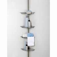 Simply Essential™ 4-Tier Tension Pole Shower Caddy - Brushed Nickel, 1 ct -  Kroger