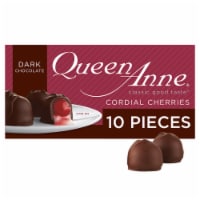 Queen Anne® Dark Chocolate Cordial Cherries Holiday Candy Gift Box