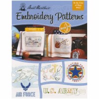 Aunt Martha's Iron-On Transfer Book-In The Line Of Duty