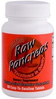 Ultra Glandulars  Raw Pancreas Perspective: front