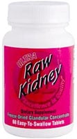 Ultra Glandulars Raw Kidney Perspective: front