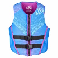 Full Throttle Full Throttle Womens Life Jacket Rapid-Dry Flex-Back-Blue-XS