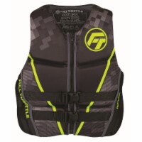 Full Throttle Full Throttle Mens Rapid-Dry Flex-Back Life Jacket M Grn