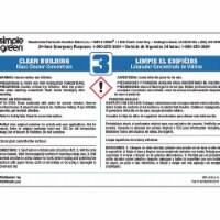 Simple Green Secondary Bottle Label,Paper,PK10 9510001000312