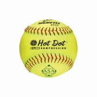 Worth 1385211 Hot Dot 12 in. Asa Slow-Pitch Softball
