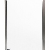 Sim Supply Sneeze Guard,Clear/Silver,27-3/4 W  56LV36