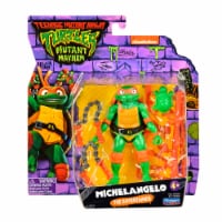 Teenage Mutant Ninja Turtles Mutant Mayhem Michelangelo The Entertainer Action Figure Perspective: Main