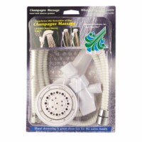 Whedon Champagne Massage White Plastic 5 settings Handheld Showerhead 2.5 gpm - Total Qty: 1