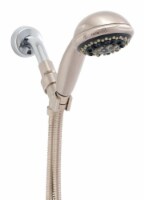 Whedon Rainbo Brushed Nickel Plastic 7 settings Handheld Showerhead 2.5 gpm - Total Qty: 1