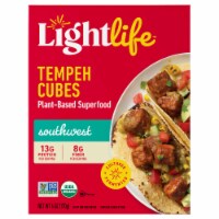 Lightlife Southwest Tempeh Cubes Plant-Based Vegan Protein