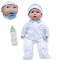 La Baby 16 in. Soft Body Baby Doll - Realistic Features in Blue