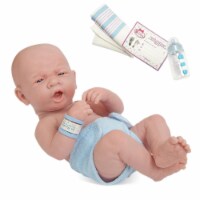 La Newborn First Yawn 14 in. Real Boy Baby Dolls
