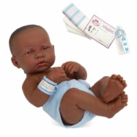 La Newborn African American First Day 14 in. Real Boy Baby Dolls