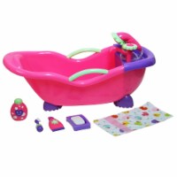 For Keeps Baby Doll Bathtub & Accessories - Real Working Shower Fits Most Dolls Up to 17 in.