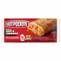 Hot Pockets® Ham and Cheddar Frozen Sandwiches Perspective: Main