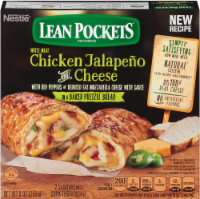 Lean Pockets Pretzel Bread Grilled Chicken Jalapeno Cheddar Sandwiches Perspective: Main
