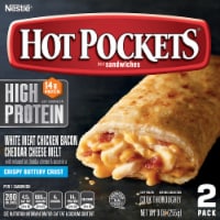 Hot Pockets® High Protein Chicken Bacon Cheddar Cheese Melt Frozen Snacks Perspective: Main