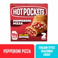 Hot Pockets Pepperoni Pizza Italian Style Seasoned Crust Frozen Snack Perspective: Main