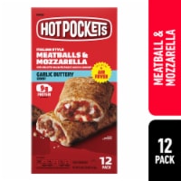 Hot Pockets Italian Style Meatballs & Mozzarella Garlic Buttery Crust Frozen Sandwiches