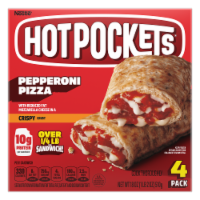 Hot Pockets® Pepperoni Pizza Crispy Crust Frozen Sandwiches Perspective: Main