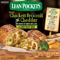 Lean Pockets Chicken Broccoli & Cheddar Frozen Sandwiches 2 Count Perspective: Main