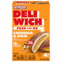 Hot Pockets Deliwich Cheddar and Ham Sandwiches