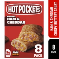 Hot Pockets Hickory Ham and Cheddar Crispy Buttery Crust Frozen Snack