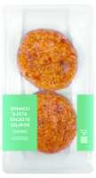 Spinach & Feta Sockeye Salmon Burgers