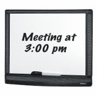 Fellowes Dry Erase Board,Steel,Black  7703101