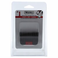 WAHL Professional Stainless Steel Attachment Comb  # 1 For Cuts 1/8 Black 1 Pc