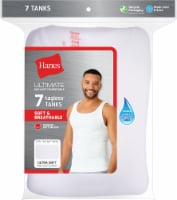 Hanes® Ultimate Tagless® Ribbed Tanks (7 Pack) Perspective: Main
