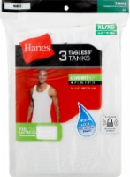 Hanes® Comfortsoft Tagless® Tanks - White Perspective: Main