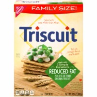Triscuit Reduced Fat Crackers Family Size Perspective: Main
