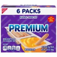 Handi-Snacks Premium Breadsticks 'N Cheesy Dip Snack Packs Perspective: Main