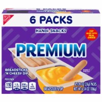 Handi-Snacks Premium Breadsticks 'N Cheesy Dip Snack Packs Perspective: Main