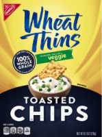 Wheat Thins Toasted Chips Garden Valley Veggie Crackers Perspective: Main