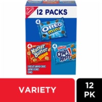 Nabisco OREO Nutter Butter Chips Ahoy! Cookies Variety Pack