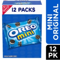 Oreo Mini Chocolate Sandwich Cookies Snack Packs