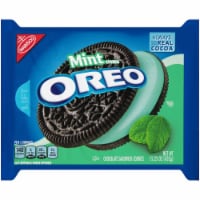 Oreo Mint Creme Chocolate Sandwich Cookies Perspective: Main