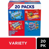 Nabisco OREO Mini Chips Ahoy! Mini Nutter Butter Mini Ritz Bits Cookies & Crackers Variety Pack