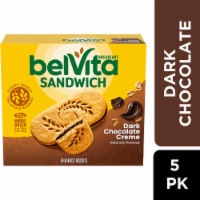 belVita Breakfast Sandwich Dark Chocolate Creme Breakfast Biscuits