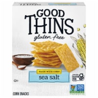 Good Thins Sea Salt Corn Snacks Gluten Free Crackers