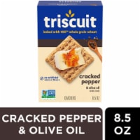 Triscuit Cracked Pepper & Olive Oil Whole Grain Wheat Crackers