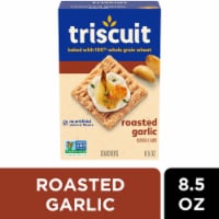 Triscuit Roasted Garlic Whole Grain Wheat Crackers