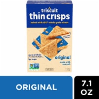 Triscuit Thin Crisps Original Whole Grain Vegan Crackers
