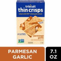 Triscuit Thin Crisps Parmesan Garlic Whole Grain Wheat Crackers