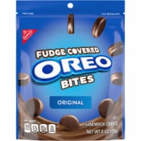 Oreo Thins Bites Original Fudge Dipped Sandwich Cookies Perspective: Main