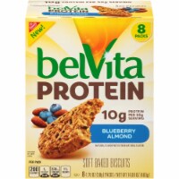 belVita Protein Blueberry Almond Soft Baked Biscuits Perspective: Main