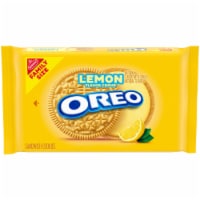 Oreo Lemon Creme Sandwich Cookies Family Size Perspective: Main