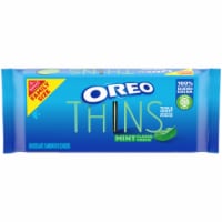 Oreo Thins Mint Flavored Creme Chocolate Sandwich Cookies Family Size